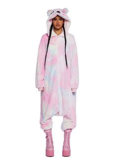 base|light pink Fur Onesie, Womans Halloween Costume, Occult Fashion, Black Dolls, Costume Store, Goth Dress, Pride Outfit, Romantic Outfit, Cuddly Toy