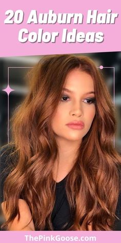 20 Most Flattering Auburn Hair Color Copper Hair With Highlights, Professional Hair Dye, Auburn Hair Color, Light Auburn Hair, Light Auburn, Hair Toner, Dyed Red Hair, Long Hair Color