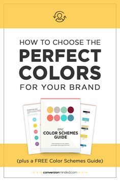 how to choose the perfect colors for your brand info sheet and color scheme guide, plus free printables included