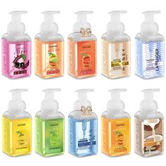 PRICES MAY VARY. ALL-NATURAL FORMULATION - Lovery Foaming Hand Soap is made with all-natural ingredients infused with Aloe Vera, Lavender Extract, Shea Butter and Essential Oils. It contains zero Alcohol, Dye and Sulfate – making it suitable for all skin types. LUXURIOUS FRAGRANCES - Keep your hands feeling clean, nourished, and luxuriously scented with our Liquid Hand Soaps. The sweet, sultry and exotic notes will take you far away in paradise. They come in 10 aromatic and addictive fragrances: Hand Soap Gift, Zero Alcohol, Moisturizing Hand Soap, Baby Shower Gift Bags, Soap Packing, Baby Toiletries, Lavender Extract, Hand Soaps, Soap Gift Set