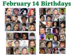 an image of the faces of people on this birthday party poster for friends and family members