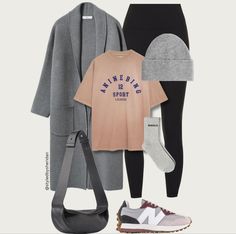 327 Outfit, New Balance 327 Outfit, 327 New Balance, Millennial Outfit, Ireland Fashion, New Balance Outfit, Cold Weather Outfit, Leggings Outfits, New Balance 327