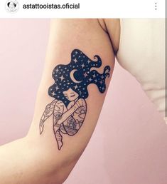 Modern Witch Tattoo, Neck Tattoos Women Color, Tatu Design, Tattoos Pinterest, Moon Color, Tattoo Moon, Tattoos Infinity, Finger Tattoo Designs, Tattoo Zeichnungen