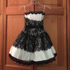 Black White Wedding Dress, Prom Dress Short Lace, Lace Prom Dresses, Formal Dresses Short, Short Prom Dress, Jessica Mcclintock, Short Prom, Homecoming Dresses Short