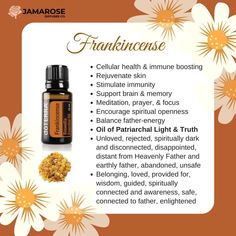 Frankincense is one of my most favourite oils EVER! You will find so many health benefits inside just one bottle. FRANKINCENSE – the king of oils. This is known as a spiritual oil for enlightening. Rub into a wound for faster healing. 👉 Order Now, please don't hesitate to send us a message! Visit us for more information: www.shopjamarose.com https://www.doterra.com/US/en/shop-home?OwnerID=12944120# Frankincense Essential Oil Benefits, Frankincense Benefits, Frankincense Resin, Brain Memory, Frankincense Oil, Essential Oil Benefits, Frankincense Essential Oil, Healthy Exercise, Doterra Oils