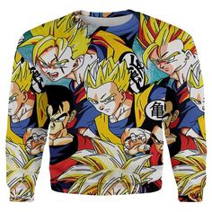 Get your product: Dragon Ball Z Sweatshirt
1. PRODUCT INFORMATION:

Proudly printed in America
5.3 oz, unisex fit
Heavy cotton, classic midweight fabric
Material: 100% cotton | Dark Gray: 50% cotton:50% polyester | Light Gray: 90% cotton:10% polyester
Double-needle stitched neckline, bottom hem, and sleeves
Quarter-turned to eliminate center crease
7/8 inch collar
Tear-away label
Machine-wash safe
Copyrighted artwork
2. SIZE CHART:
3. RETURN:
We will gladly issue you a replacement item or issue Goku Costume, Cosmic Space, Compression T Shirt, Space Suit, Suit Style, Summer Sale, Dragon Ball Z, Mens Suits, T Shirt Top