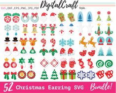 christmas svg clipart bundle