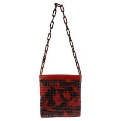 Check out this item from 1stdibs! S/S 2001 Gucci By Tom Ford Red Abstract Lava Metal Chainmail Bag: https://www.1stdibs.com/id-v_13967502 Gucci Red Evening Bag, Red Gucci Evening Bag, Red Rectangular Evening Bag With Chain Strap, Red Gucci Bag With Chain Strap, Red Chain Shoulder Bag Rectangular, Red Evening Bag With Chain, Rectangular Evening Bag With Chainmail, Rectangular Chainmail Evening Bag, Evening Rectangular Chainmail Bag