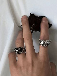 ⚡️Buy 2pcs Heart Decor Cuff Ring Black ONE SIZE under US$5.00 in Rings at AnotherChill.com Online Store. ✓Free Shipping with US$69+ ✓30-Day Returns Guarantee Trendy Scarves, Heart Decor, Cuff Ring, Bodycon Floral Dress, Sparkle Jewelry, Cuff Rings, Heart Decorations, Club Wedding, Exclusive Fashion