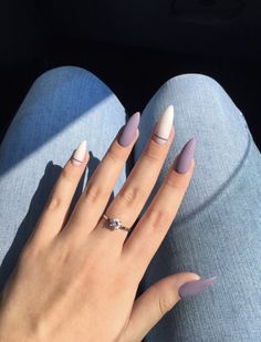 Taupe Nails, Milky Nails, Almond Acrylic Nails, Nail Swag, Pretty Acrylic Nails, Short Acrylic Nails, Best Acrylic Nails, Matte Nails