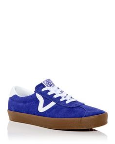 Vans Men's Track Sport Low Top Sneakers Men's Vans, Sneakers Blue, Low Top Sneakers, Mens Vans, Low Top, Top Sneakers, Leather Upper, Pick Up, In Store