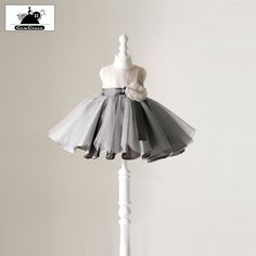 Only $108.99, Flower Girl Dresses Modern Ballet Tutu Grey Flower Girl Dress Toddler Pageant Gown #TG7072 at #GemGrace. View more special Flower Girl Dresses now? GemGrace is a solution for those who want to buy delicate gowns with affordable prices. Free shipping, 2018 new arrivals, shop now to get $10 off! Fitted Gray Tulle Dress, Elegant Tulle Pageant Dress For Spring, Elegant Spring Pageant Dress In Tulle, Elegant Spring Tulle Pageant Dress, Vintage Flower Girl Dresses, Grey Flower Girl Dress, Modern Dress Patterns, Designer Flower Girl Dresses, Gray Flower Girl