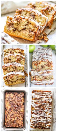 the steps to make cinnamon apple bread