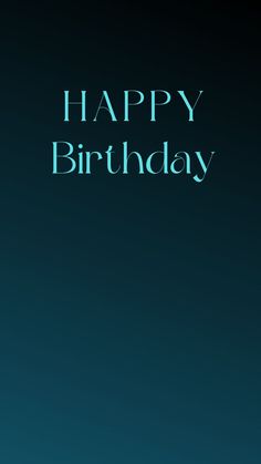 a blue birthday card with the words happy birthday