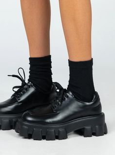 Mia Shoes Black Faux Leather Platform Lace-up Boots For Streetwear, Black Laced Platform Boots For Streetwear, Black Lace-up Platform Boots For Streetwear, Black Platform Lace-up Shoes For Streetwear, Black Grunge Lace-up Boots With Chunky Platform, Mia Shoes, Festival Shoes, Club Shoes, Chunky Shoes