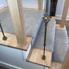 Modern Farmhouse DIY Stair Runners Sold By the Foot | Direct Carpet Grey Stair Carpet, Dark Grey Carpet, Light Gray Carpet, Affordable Carpet