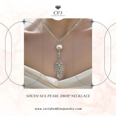 South Sea Pearl Drop Necklace 14k Gold 9.00 mm Pearl Item# 821050 Certified $4250 Price $1910 20% OFF SALE PRICE SALE PRICE $1528 USE “BLOWOUT20” AT CHECKOUT TO GET DISCOUNT! #southseapearl #necklace #pearlsnecklace #jewelleryart #jewelleryactivist #jewelleryartist #jewelleryarabia #jewelleryaustralia #jewelleryawards #jewelleryquarter #jewelleryqueen #jewellerypage #jewellerypoint #jewelleryphoto #jewellerynecklace #jewellerynz #newyork #usa #newyorkjewelery #certifiedfinejewelry South Sea Pearl Necklace, Pearl Drop Necklace