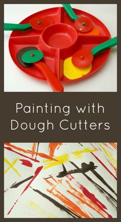 an image of painting with dough cutters