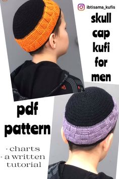 Short cotton #suncap skull cap #kufi hat for men. Crocheted of a cotton yarn. This is pdf pattern on English language only Crochet Mens Hat Pattern, Cap Crochet Pattern, Mens Hat Pattern, Crochet Mens Hat, Kufi Hat, Cap Crochet, Short Crochet, Crochet Sun, Crochet Game