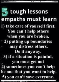 Number one especially. I've had this convo a lot recently and you truly have to take care of yourself first before you lose yourself taking care of others, or watching others take care of other people and losing themselves. It's hard.