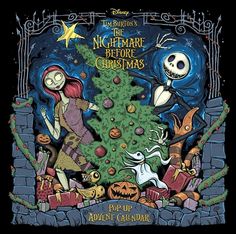 "Surprised that it isn't $10 to $20 more....This is a stunning, interactive piece of art that fans can enjoy again and again!" - Sequential Tart Celebrate the holidays alongside Jack Skellington, Sally, Zero, and more with this ghoulishly delightful pop-up advent calendar. Bored with the same old scare-and-scream routine, Pumpkin King Jack Skellington longs to spread the joy of Christmas. But his merry mission puts Santa in jeopardy and creates a nightmare for good little boys and girls everywhe Jack The Pumpkin King, Halloween Facts, 50 Years Anniversary, Pumpkin King, Up Book, Pop Up Book, Christmas Advent Calendar, The Nightmare Before Christmas, The Nightmare