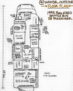 a drawing of a floor plan for a house with lots of space to put in it