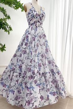 Ball Gowns Fantasy, Professional Social Media, Casual Sundress, Boutique Trends, Floral Chiffon Dress, Exclusive Dress, Pretty Prom Dresses, Ballroom Dress, Cocktail Dress Lace