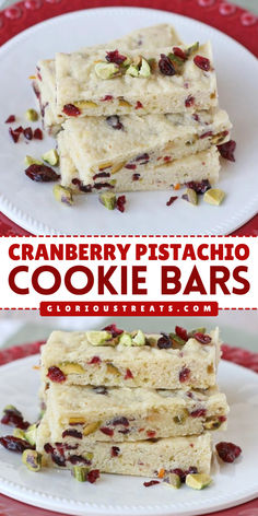 Want more easy Thanksgiving desserts? These baked Cranberry Pistachio Cookie Bars are festive sugar cookie bars that are buttery and flavorful. Add a subtle touch of red and green to your Thanksgiving dinner party! Sugar Cookie Bar, Pistachio Cookie, Cranberry Pistachio Cookies, Easy Thanksgiving Desserts, Sugar Cookie Bar Recipe, Holiday Baking List, Fun Thanksgiving Desserts, Thanksgiving Dinner Party