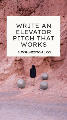 This pin features engagement tips for writing a sales pitch, including elevator pitch examples and a useful Tell Me About Yourself template.