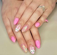 Acrylic Nails, Easter, Nails