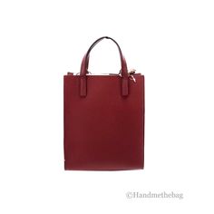 Style: Marc Jacobs Micro Mini Pomegranate Crossbody Tote Material: Pebbled Leather Features: Adjustable/Detachable Crossbody Strap, Fabric Lined, Lightweight Measures: 6.75" L x 8.5" H x 2.5" D Burgundy Rectangular Mobile Phone Bag, Modern Rectangular Burgundy Bag, Modern Burgundy Rectangular Bag, Modern Burgundy Rectangular Bags, Burgundy Rectangular Satchel With Removable Pouch, Micro Mini, Ted Baker London, Crossbody Tote, Tiger Print