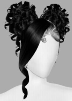 Virtual Hairstyles Curly, Curly Hairstyles Quick, Ts4 Baddie Hair, Imvu Hairstyles Ideas, Hairstyles Imvu, Imvu Hairstyles, Png Wigs Imvu, Imvu Hair, Hairstyles With Curled Hair