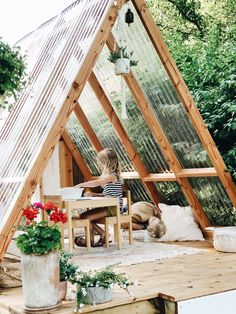 A Frame Playhouse, Bev Cooks, Backyard Inspiration, Backyard Playground, Backyard For Kids, Backyard Projects, Gardening For Kids, Design Diy