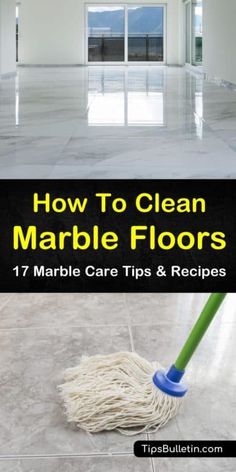 how to clean marble floors with a mop