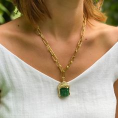 Green Jade Amulet Necklace, Green Jade Jewelry For Meditation, Spiritual Jade Necklaces For Meditation, Green Jade Spiritual Necklace, Spiritual Green Jade Necklace, Green Onyx Necklace For Spiritual Purposes, Spiritual Green Onyx Necklaces, Green Onyx Spiritual Necklace, Green Holistic Necklace For Meditation