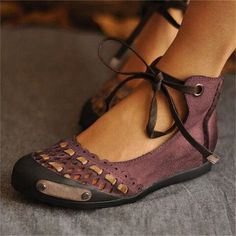 Category:Sandals; Upper Materials:Faux Leather; Season:Summer; Heel Type:Flat Heel; Gender:Women's; Toe Shape:Round Toe; Style:Vintage,Casual,Fashion; Heel Height(inch):<1; Outsole Materials:Rubber; Occasion:Daily; Closure Type:Lace-up; Pattern:Color Block; Listing Date:08/17/2023; Production mode:External procurement; 2024 Trends:Flat Sandals,Plus Size; Foot Length:; Foot Width:; SizeChart1_ID:2:184043; Size chart date source:Provided by Supplier. Gray Flats, Purple Flats, Large Size Womens Shoes, Cream Cookies, Cookies Recipes, Summer Flats, Suede Flats, Lace Up Sandals, Casual Flats