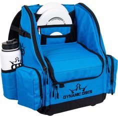 Dynamic Discs Commander Backpack Disc Golf Bag Disc Golf Bag, Frisbee Golf, Bags Game, Golf Bag, Llbean Backpack, Disc Golf, Bottle Holders, Golf Bags, Cobalt Blue