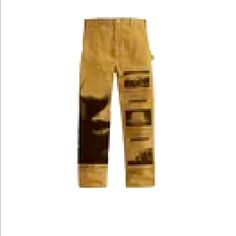 Tan System Work Pant Fall Streetwear Utility Work Pants, Fall Utility Work Pants For Streetwear, Fall Work Pants With Patch Pockets, Fitted Utility Work Pants For Fall, Travis Scott, Work Pants, Mens Pants, Man Shop, Pants