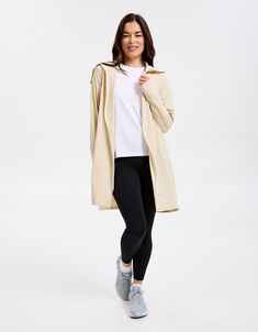 Everlight Loose Fit Long Jacket UPF50+ | Women's Sun Protective Jacket – Solbari Hooded Athleisure Outerwear For Travel, Sporty Long Sleeve Raincoat For Travel, Sporty Raincoat For Spring Sports, Spring Sports Casual Raincoat, Casual Sports Raincoat For Spring, Spring Casual Sports Raincoat, Trip Moodboard, Africa Trip, Swim Leggings