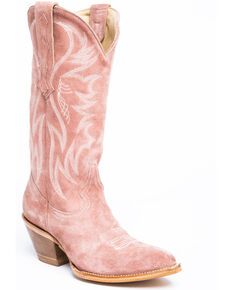 Idyllwind Womens Charmed Life Pink Western Boots - Round Toe, Blush Suede Western Boots, Boot Barn, Wedding Boots, Chunky Heel Shoes, Western Booties, Cowboy Boots Women, Pink Suede, Cowgirl Boots, Western Boots