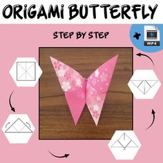 origami butterfly step by step instructions