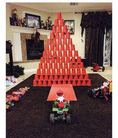 an image of a christmas tree made out of legos