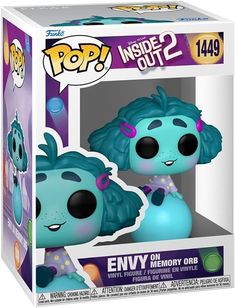 pop vinyl figure inside out 2 - envy on memory orb