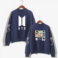 Unisex Kpop BTS Sweater Love Yourself SweatshirtUnisex Kpop BTS Sweater Love Yourself Sweatshirt   This model reduces inventory waste and allows customers to create personalized designs. These t-shirts are made from high-quality materials and come in a range of sizes and colors, making them versatile for any occasion. Kpop Women, Hoodies Streetwear, Bts Hoodie, Womens Sweatshirts Fashion, Bts 2018, Women Turtleneck, Women Hoodies, Oversized Turtleneck, Turtleneck Sweatshirt