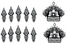 an image of ornamental designs in black and white