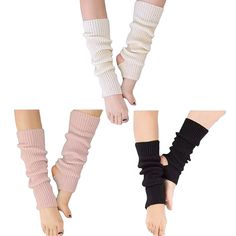 PRICES MAY VARY. 💕Stylish Leg Warmers are made of acrylic elastic fibers with knit crocheted vertical lines design,very comfortable,warm and durable,give you the right amount of warm and slouch,an indispensable clothes accessory in the wardrobe. 💕Women Footless Stockings,keep your legs warm and provide a layer of protection from cold weather.Perfect for Halloween costumes,daily dress,yoga,dance,fitness,80s music party,going out to dinner... 💕A thoughtful gift for friends and family members on Dance Leg Warmers, Lines Design, Knit Leg Warmers, Yoga Socks, Yoga Dance, Skirts With Boots, Dance Fitness, Music Party, Vertical Lines