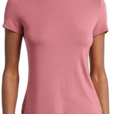 Stretch-Enhanced Modal Makes This Short-Sleeve T-Shirt A Workout Favorite That Holds Its Shape For A Coffee Date Afterwards. 22 1/2" Length (Size Medium) Crewneck Short Sleeves 93% Modal, 7% Elastane Machine Wash, Tumble Dry Pink Fitted Crew Neck Short Sleeve Top, Pink Fitted Short Sleeve Crew Neck Top, Fitted Pink Short Sleeve Crew Neck Top, Alo Yoga Fitted Solid Color Tops, Fitted Alo Yoga Tops, Fitted Solid Color Alo Yoga Tops, Spring Fitted Alo Yoga Tops, Alo Yoga Fitted Casual Tops, Casual Solid Color Tops By Alo Yoga