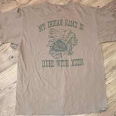 Amazingly Funny Shown From Bar Harbor Maine Never Worn Size L 21” Pit To Pit Indian Name, Indian Names, Skateboard Logo, Beer Funny, American Werewolf In London, Bar Harbor Maine, Funny Shows, Beer Humor, Red Tee