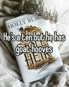 a book that says he's a teen but he has goat hooves