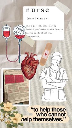 the medical poster has been altered to include images